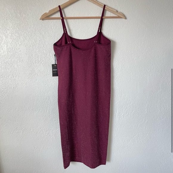 NWT Forever 21 Metallic Purple Bodycon
Mini Dress - Picture 6 of 10